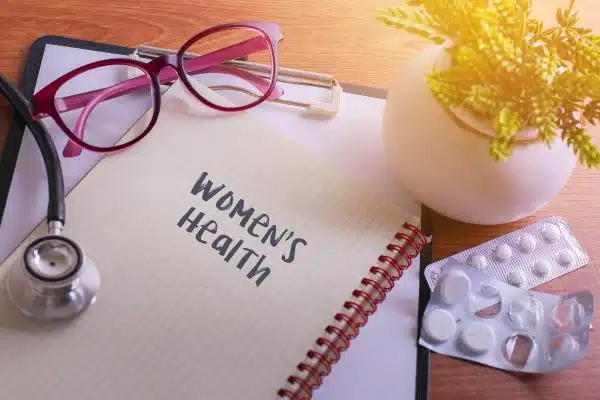 Womens health journal with birth control