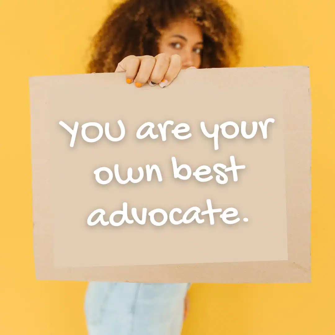 self advocacy poster